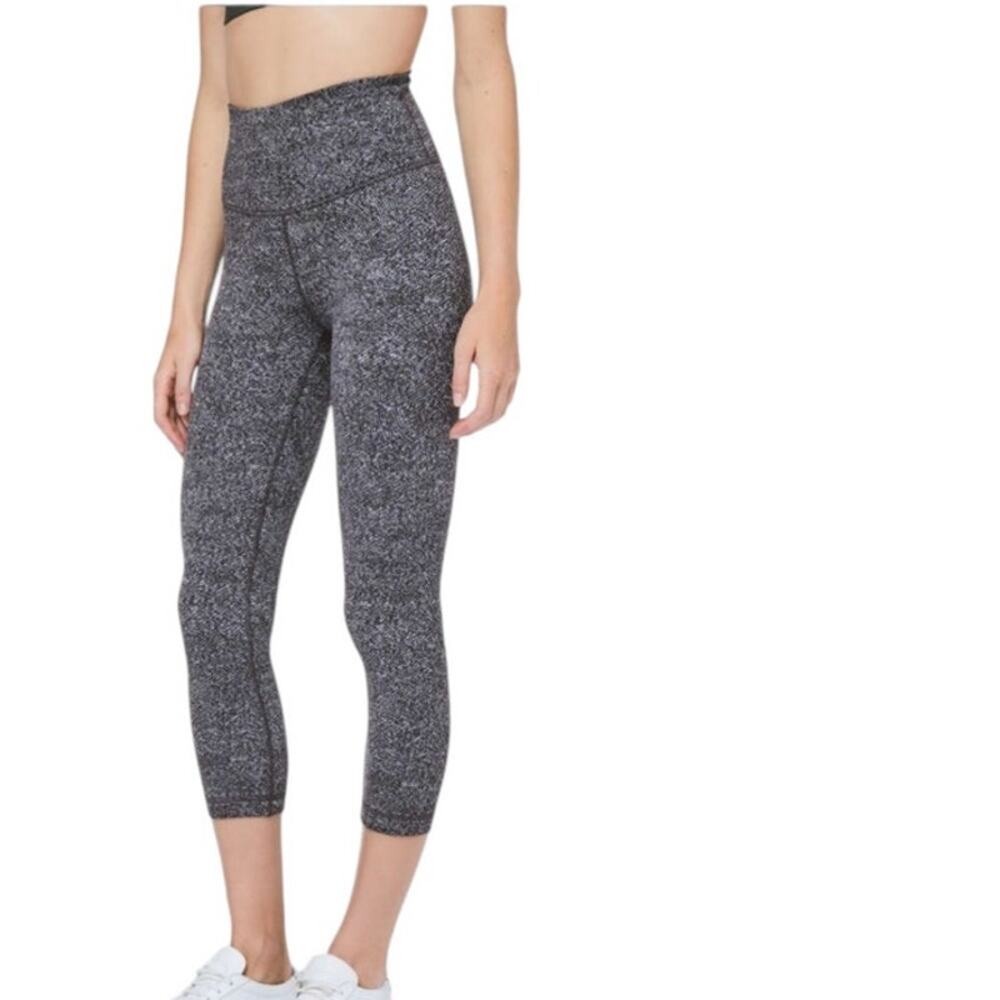 Lululemon Wunder Under Crop Hi-Rise Leggings Size 8
